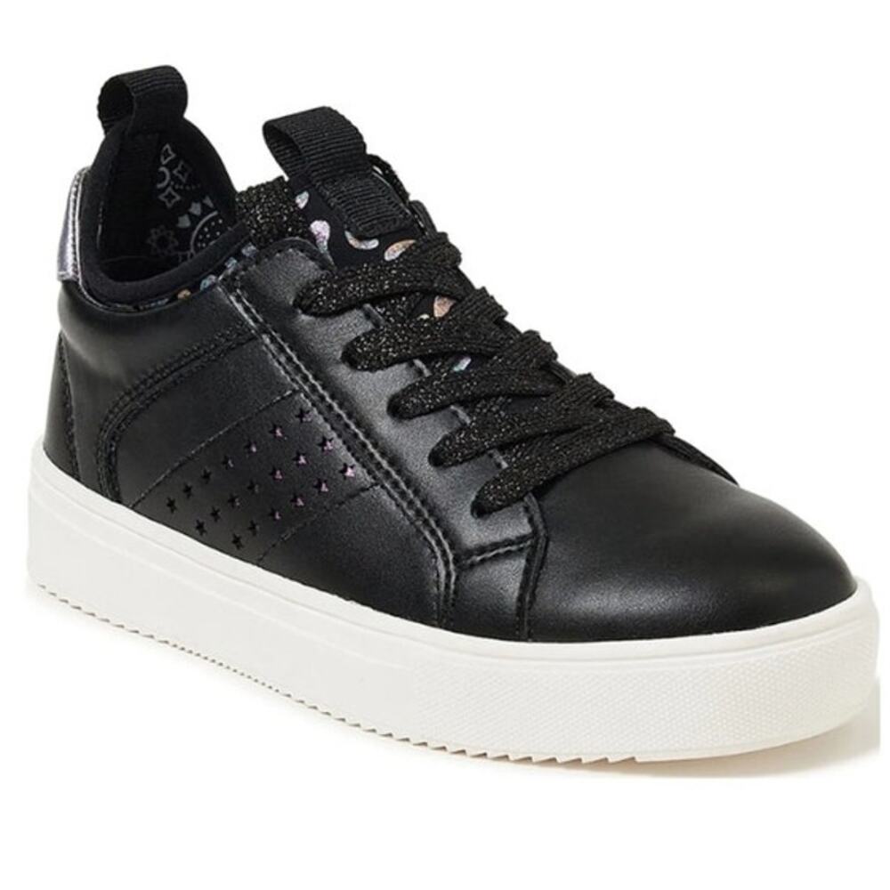 Wonder Nation Big Girl Casual Retro Low Top Court Sneakers Shoes Size 5